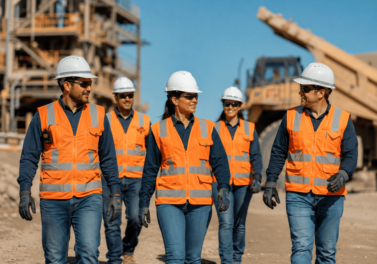 Equipo de INTEGRALSIG en terreno